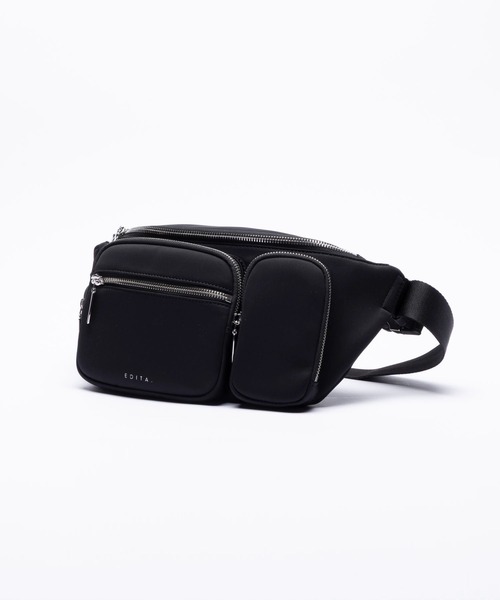 EDITA.（エディータ）の「Urban 3D pocket waist bag ウエストバッグ / 3WAY（ボディバッグ/ウエストポーチ・レディース・ブラック・FREE）」の11枚目の写真