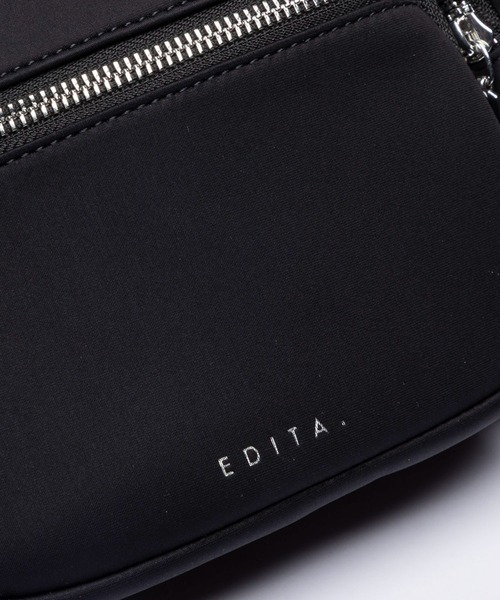EDITA.（エディータ）の「Urban 3D pocket waist bag ウエストバッグ / 3WAY（ボディバッグ/ウエストポーチ・レディース・ブラック・FREE）」の19枚目の写真