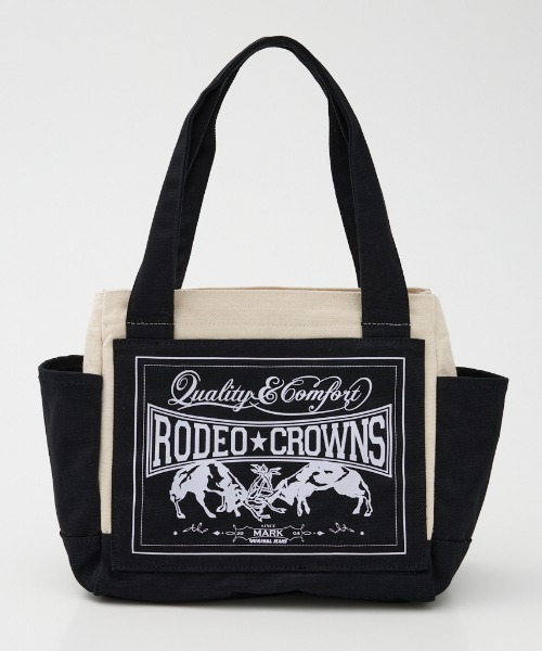RODEO CROWNS WIDE BOWL(ロデオクラウンズワイドボウル)の「セパレートポーチセット キャンバストート(トートバッグ・レディース・ブルー系その他/ブラック系その他・FREE)」の5枚目の写真