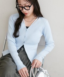 COLONY 2139（コロニートゥーワンスリーナイン）の「スリットVネックニットカーディガン（カーディガン/ボレロ）」