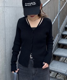 COLONY 2139（コロニートゥーワンスリーナイン）の「スリットVネックニットカーディガン（カーディガン/ボレロ）」