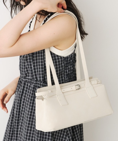 Unitage(ユニテージ)の「エコスウェードミニボストンバッグ【select item】(ボストンバッグ・レディース・ブラウン/アイボリー/ネイビー・FREE)」の22枚目の写真