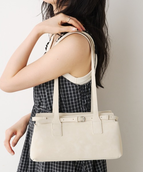 Unitage(ユニテージ)の「エコスウェードミニボストンバッグ【select item】(ボストンバッグ・レディース・ブラウン/アイボリー/ネイビー・FREE)」の21枚目の写真