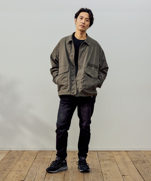 BAYFLOW（ベイフロー）の「[セットアップ可]フィールドジャケット【撥水】（ミリタリージャケット・メンズ・カーキ/ブラック・LARGE/MEDIUM）」の20枚目の写真