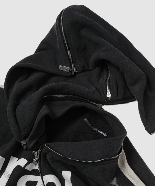 RRR-123（リヴィントンロイレビス）の「PARACLETE IN FLUX ROSE ZIP（パーカー・メンズ・ブラック系その他・XL/L/M）」の8枚目の写真