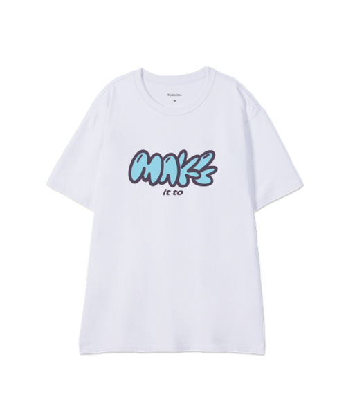 MAKEITTO（メイキット）の「[MAKE] CREW NECK TEE_WHITE（Tシャツ/カットソー・メンズ・その他・MEDIUM/LARGE/X-LARGE/XX-LARGE）」の2枚目の写真