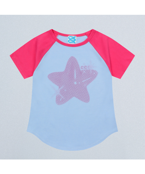 chancechance(チャンスチャンス)の「STAR RAGLAN T-SHIRT (PINK)(Tシャツ/カットソー・レディース・その他・FREE)」の2枚目の写真