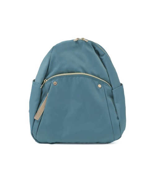 Fashion Letter(ファッションレター)の「8ポケット ミニリュック(バックパック/リュック・レディース・チャコールグレー/ブルーグリーン/グレイッシュベージュ/ブラック・FREE)」の11枚目の写真