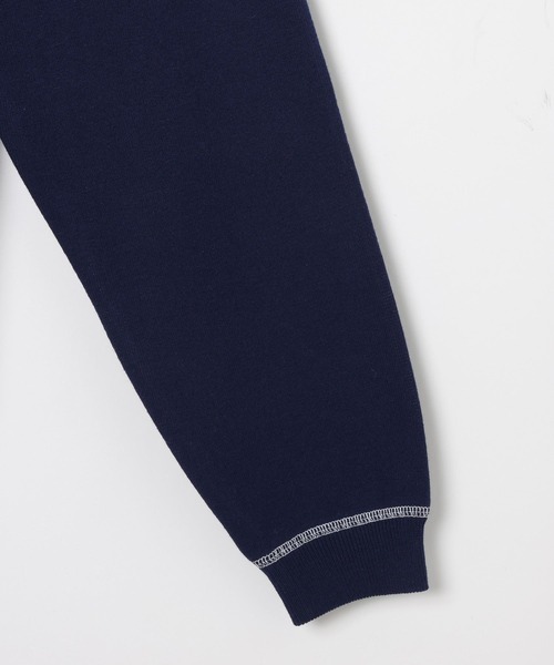 BAYFLOW（ベイフロー）の「ダブルカラープルオーバー（ニット/セーター・メンズ・カーキ/グレー/ネイビー・MEDIUM/LARGE）」の9枚目の写真