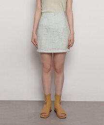 W27 de tweed mini skirt mint