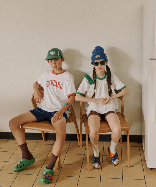 FRISE(フリゼ)の「カラーリティ_グリーン_キッズ(Tシャツ/カットソー・レディース・その他・110/120/130)」の9枚目の写真
