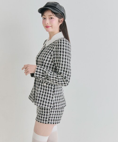 OLIVE des OLIVE（オリーブデオリーブ）の「ペプラムトップス（シャツ/ブラウス・レディース・チェック/ピンク・FREE）」の15枚目の写真