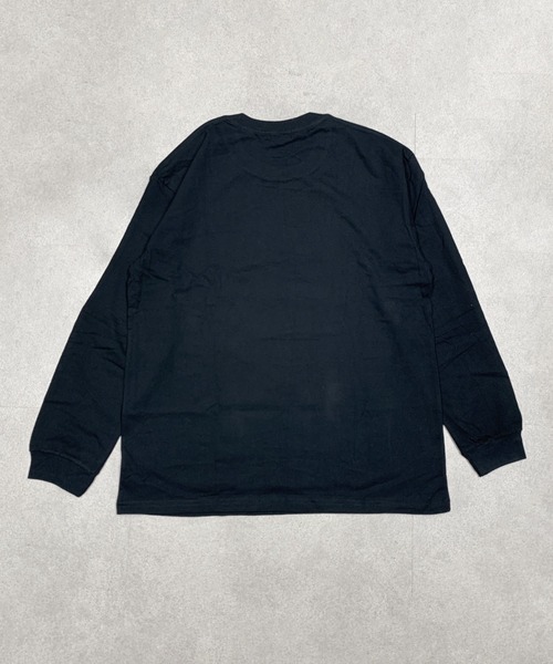 SHEPP（シープ）の「【26年春夏新作】BIGフロントロゴルーズロンT（Tシャツ/カットソー・メンズ・ブラック/ホワイト・L/M）」の7枚目の写真