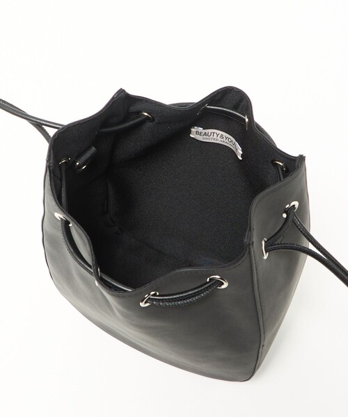 BEAUTY&YOUTH UNITED ARROWS（ビューティーアンドユースユナイテッドアローズ）の「マット ショルダー ポーチ（ハンドバッグ・メンズ・ベージュ/ダークグレー・FREE）」の17枚目の写真