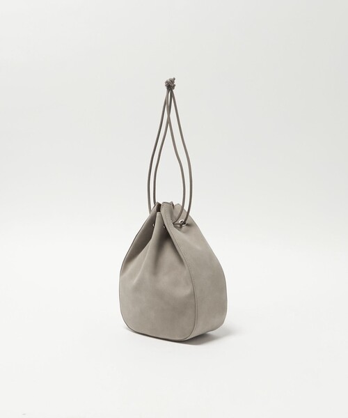 BEAUTY&YOUTH UNITED ARROWS（ビューティーアンドユースユナイテッドアローズ）の「マット ショルダー ポーチ（ハンドバッグ・メンズ・ベージュ/ダークグレー・FREE）」の4枚目の写真