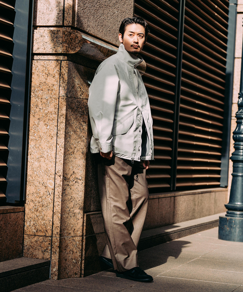 Mackintosh(マッキントッシュ)の「MACKINTOSH(マッキントッシュ) 別注 WEATHERTEC SKYE ショート(その他アウター・メンズ・ネイビー/ホワイト・40/38/36)」の4枚目の写真