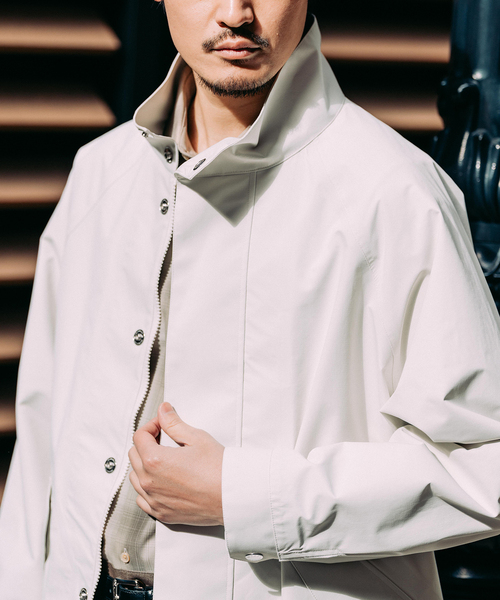 Mackintosh（マッキントッシュ）の「MACKINTOSH(マッキントッシュ) 別注  WEATHERTEC SKYE ショート（その他アウター・メンズ・ネイビー/ホワイト・40/38/36）」の6枚目の写真