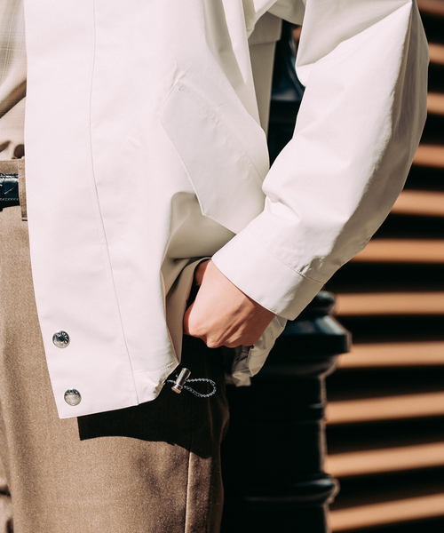 Mackintosh（マッキントッシュ）の「MACKINTOSH(マッキントッシュ) 別注  WEATHERTEC SKYE ショート（その他アウター・メンズ・ネイビー/ホワイト・40/38/36）」の7枚目の写真