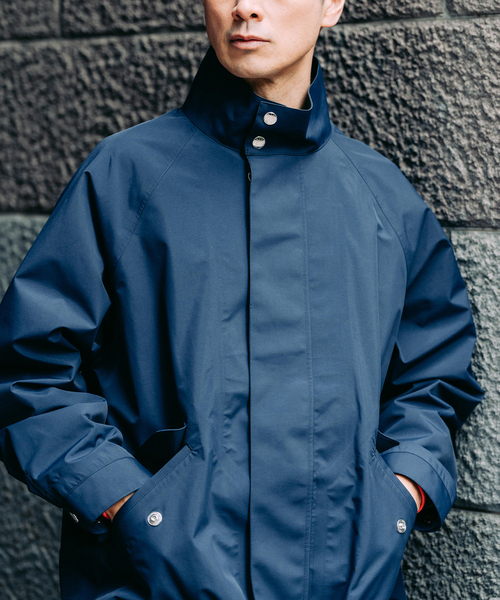 Mackintosh（マッキントッシュ）の「MACKINTOSH(マッキントッシュ) 別注  WEATHERTEC SKYE ショート（その他アウター・メンズ・ネイビー/ホワイト・40/38/36）」の18枚目の写真