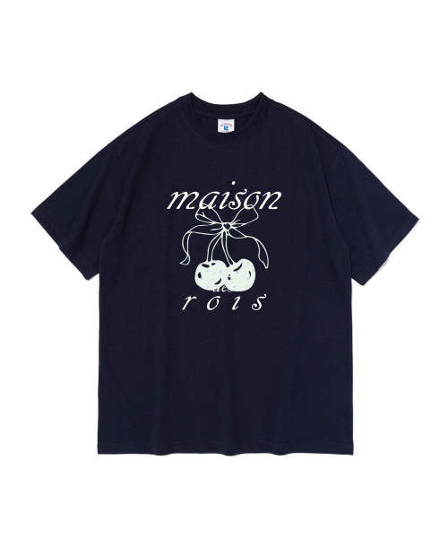ROIDESROIS(ロワデロワ)の「メゾンフレンチチェリー 半袖Tシャツ (ネイビー)(Tシャツ/カットソー・レディース・その他・S/M/L/2XL/XL)」の12枚目の写真