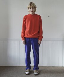 YOUNGOH（ヨンオ）の「コーデュロイドローストリングパンツパープル（その他パンツ）」