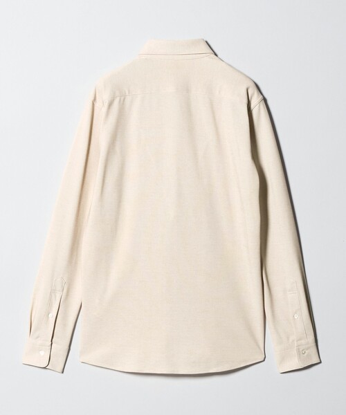 green label relaxing（グリーンレーベルリラクシング）の「エブリット TC ジャージー スナップ ボタンダウン シャツ -ストレッチ・イージーアイロン・吸水速乾・抗菌-（ビジネスシャツ・メンズ・コバルトブルー/ネイビー/ベージュ・S/M/L/XL）」の17枚目の写真