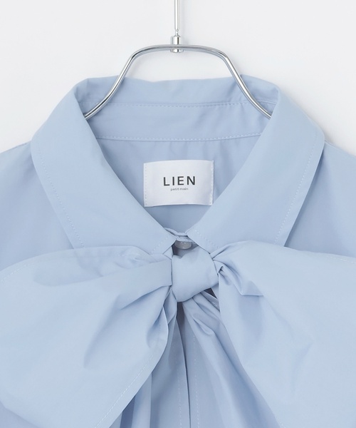 petit main LIEN（プティマインリアン）の「【フォーマル】タイつきブラウス（シャツ/ブラウス・レディース・ブルー/オフホワイト・F）」の12枚目の写真