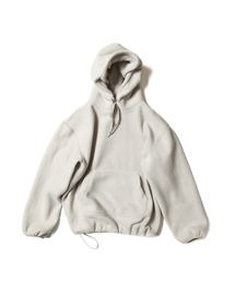 THOMASMORE（トーマスモア）の「フリースフード - ベージュ（パーカー）」