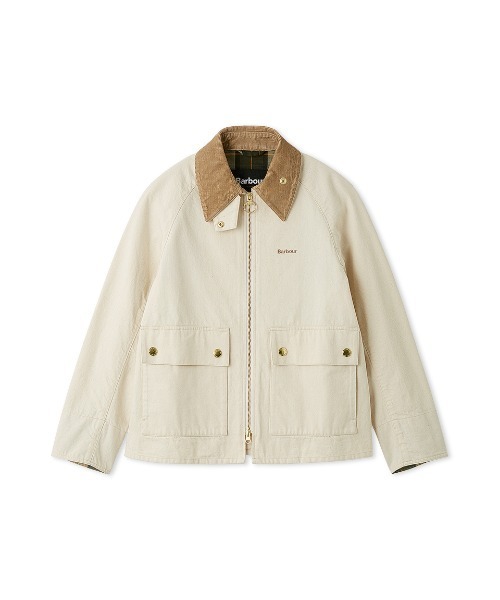 Barbour（バブアー）の「【CRAWLEY / クロウリー】デニムジャケット "JAPAN EXCLUSIVE"（レディース）（その他アウター・レディース・ブルー/ホワイト/インディゴブルー・SMALL/MEDIUM/LARGE）」の4枚目の写真