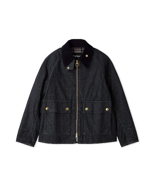 Barbour（バブアー）の「【CRAWLEY / クロウリー】デニムジャケット "JAPAN EXCLUSIVE"（レディース）（その他アウター・レディース・ブルー/ホワイト/インディゴブルー・SMALL/MEDIUM/LARGE）」の8枚目の写真