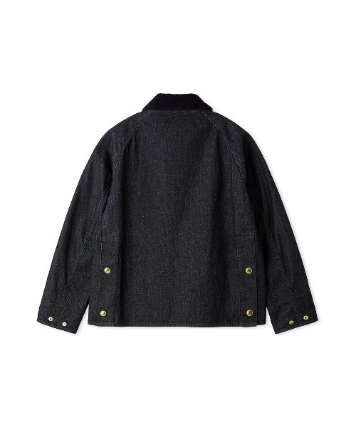 Barbour（バブアー）の「【CRAWLEY / クロウリー】デニムジャケット "JAPAN EXCLUSIVE"（レディース）（その他アウター・レディース・ブルー/ホワイト/インディゴブルー・SMALL/MEDIUM/LARGE）」の9枚目の写真
