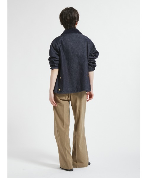 Barbour（バブアー）の「【CRAWLEY / クロウリー】デニムジャケット "JAPAN EXCLUSIVE"（レディース）（その他アウター・レディース・ブルー/ホワイト/インディゴブルー・SMALL/MEDIUM/LARGE）」の21枚目の写真