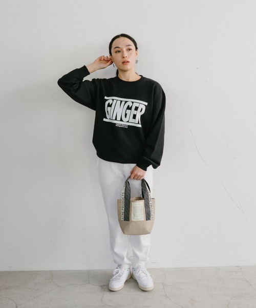 THEATRE PRODUCTS（シアタープロダクツ）の「ドット柄ジャガードテープ バッグ／MISSISSIPPI Ssize/500mlペットボトル収納可能（ショルダーバッグ・レディース・ブラウン/ベージュ/ブラック・FREE）」の14枚目の写真