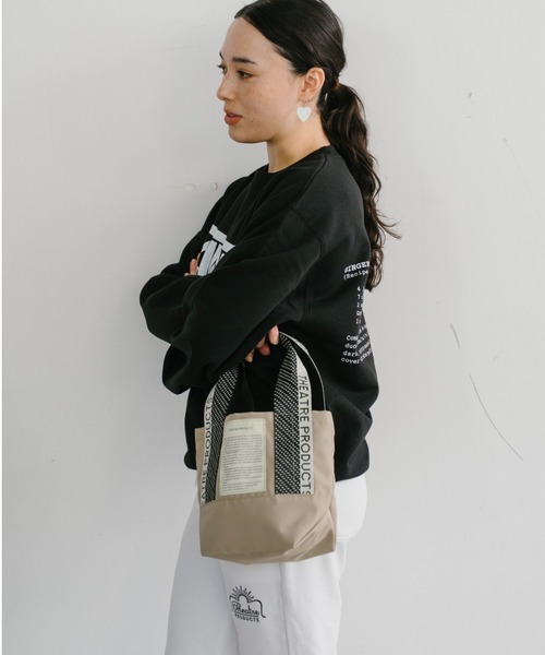 THEATRE PRODUCTS（シアタープロダクツ）の「ドット柄ジャガードテープ バッグ／MISSISSIPPI Ssize/500mlペットボトル収納可能（ショルダーバッグ・レディース・ブラウン/ベージュ/ブラック・FREE）」の15枚目の写真
