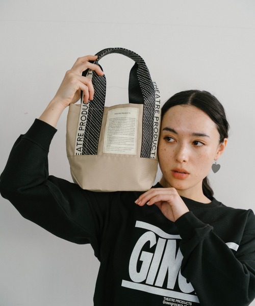 THEATRE PRODUCTS（シアタープロダクツ）の「ドット柄ジャガードテープ バッグ／MISSISSIPPI Ssize/500mlペットボトル収納可能（ショルダーバッグ・レディース・ブラウン/ベージュ/ブラック・FREE）」の20枚目の写真