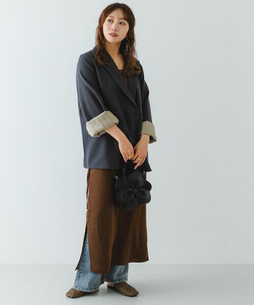 RODE SKO（ロデスコ）の「フラワーモチーフシアーバッグ（ハンドバッグ・レディース・ライトブルー/ブラック/イエロー系その他・ONE）」の10枚目の写真