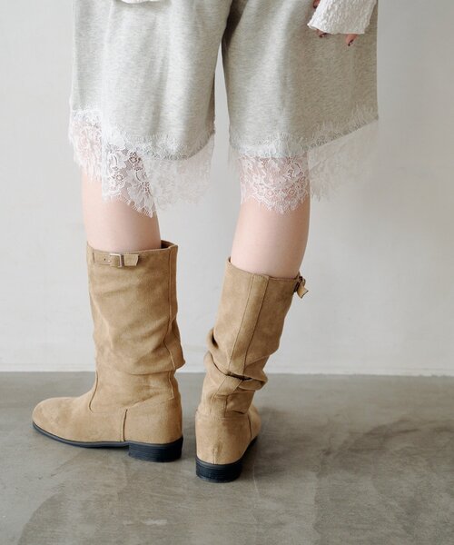 Kastane（カスタネ）の「【2026SSカタログ/セットアップ対応】スウェットハーフパンツ（スウェットパンツ・レディース・グレー/ブラック・FREE）」の18枚目の写真