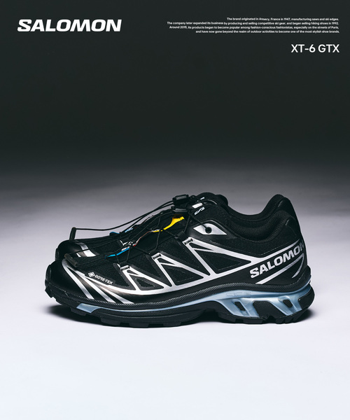 417 EDIFICE(フォーワンセブンエディフィス)の「SALOMON / サロモン XT-6 GTX L47450600(スニーカー・メンズ・ブラック・26cm/26.5cm/27.5cm/28cm/28.5cm/29cm)」の3枚目の写真