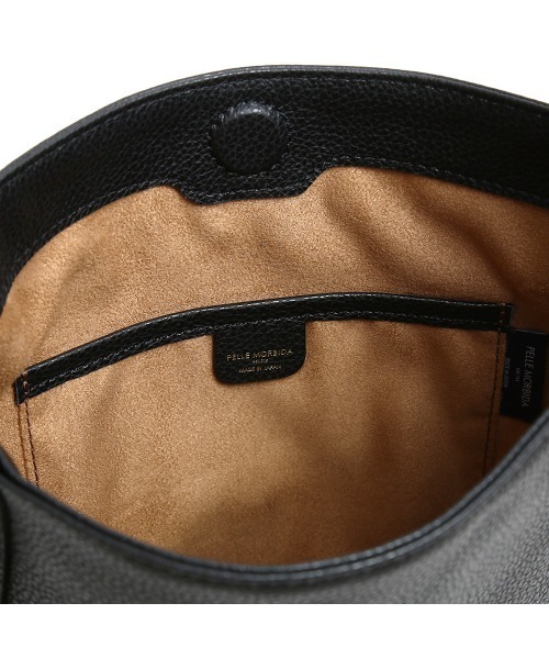 PELLE MORBIDA（ペッレモルビダ）の「Vela（ヴェーラ）VE105ワンハンドルバッグ（ハンドバッグ・レディース・グレイッシュベージュ/アイボリー/ライトブルー/チャコールグレー/ネイビー/ブラック・FREE）」の19枚目の写真