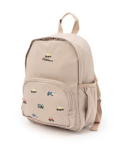 petit main（プティマイン）の「アソートリュック(Sサイズ)（バックパック/リュック・キッズ・ピンク/サックスブルー/アイボリー/ベージュ/チャコール/ネイビー/ライトグリーン・F）」の3枚目の写真