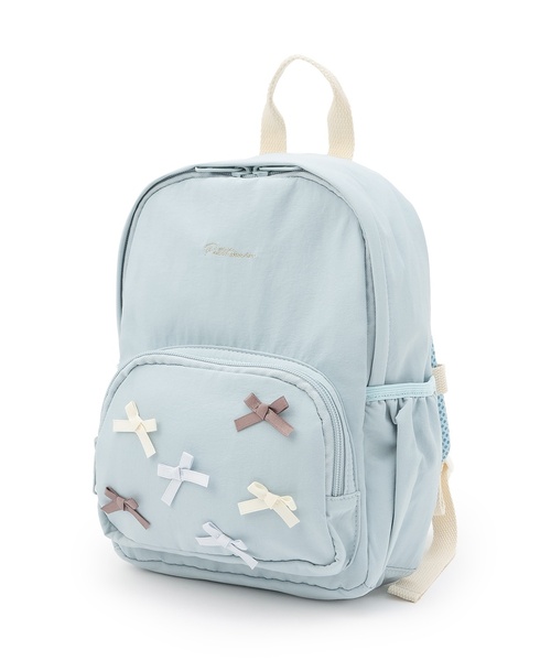 petit main（プティマイン）の「アソートリュック(Sサイズ)（バックパック/リュック・キッズ・ピンク/サックスブルー/アイボリー/ベージュ/チャコール/ネイビー/ライトグリーン・F）」の6枚目の写真