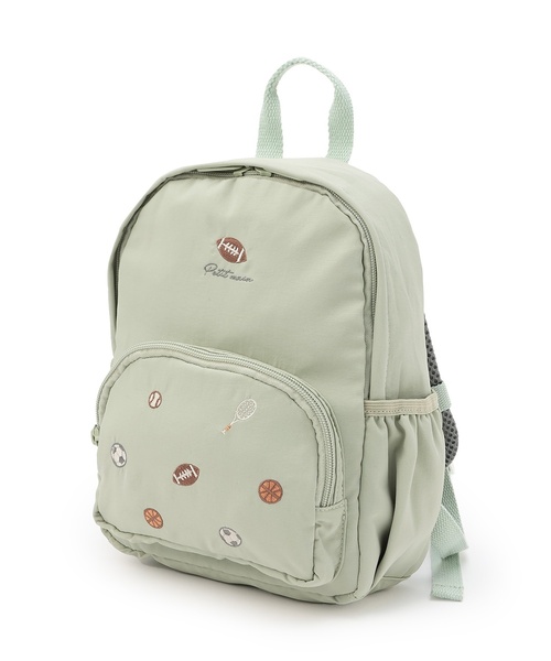 petit main（プティマイン）の「アソートリュック(Sサイズ)（バックパック/リュック・キッズ・ピンク/サックスブルー/アイボリー/ベージュ/チャコール/ネイビー/ライトグリーン・F）」の4枚目の写真