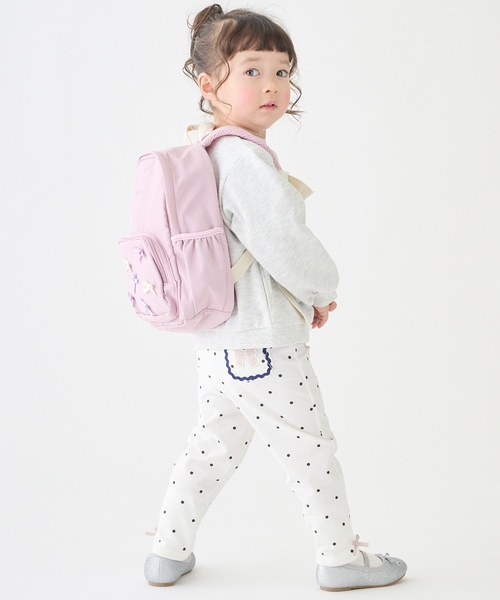 petit main（プティマイン）の「アソートリュック(Sサイズ)（バックパック/リュック・キッズ・ピンク/サックスブルー/アイボリー/ベージュ/チャコール/ネイビー/ライトグリーン・F）」の9枚目の写真