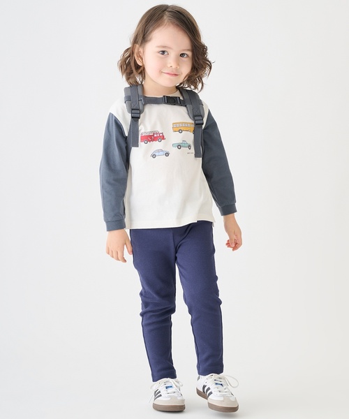 petit main（プティマイン）の「アソートリュック(Sサイズ)（バックパック/リュック・キッズ・ピンク/サックスブルー/アイボリー/ベージュ/チャコール/ネイビー/ライトグリーン・F）」の11枚目の写真