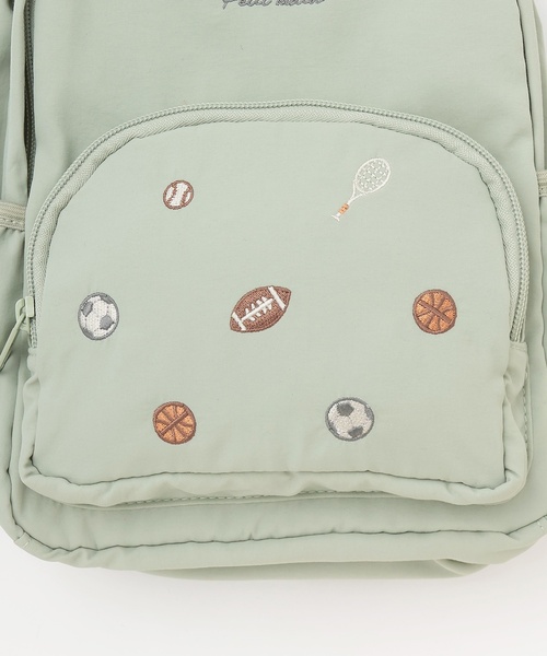 petit main（プティマイン）の「アソートリュック(Sサイズ)（バックパック/リュック・キッズ・ピンク/サックスブルー/アイボリー/ベージュ/チャコール/ネイビー/ライトグリーン・F）」の21枚目の写真