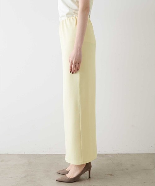 Whim Gazette（ウィムガゼット）の「カットジョーゼットスリットスカート（スカート・レディース・レモンイエロー/ブラック/ブラウン・36/38）」の11枚目の写真