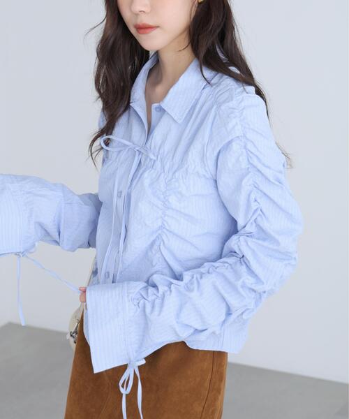 FREE'S MART（フリーズマート）の「◆シャーリングアソートシャツ（シャツ/ブラウス・レディース・ホワイト系その他2/ベージュ系その他/ホワイト系その他/ブルー系その他・FREE）」の17枚目の写真