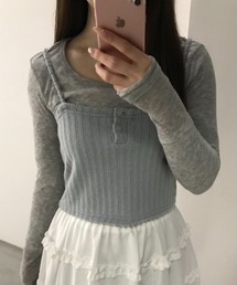 Birthday room | ニットキャミビスチェ/Knit cami bustier(キャミソール)