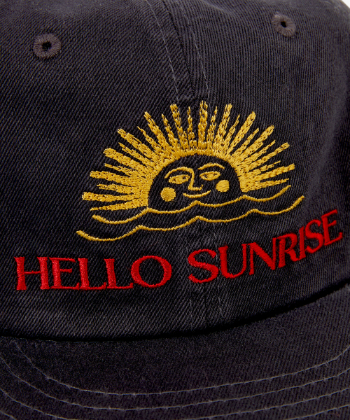 HELLO SUNRISE（ハローサンライズ）の「Washed Two Tone Logo 6panel Cap_Charcoal（キャップ・レディース・その他・OS）」の3枚目の写真
