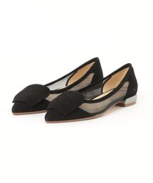 Fabio Rusconi（ファビオルスコーニ）の「【FABIO RUSCONI】ポインテッドオーナメントチュールパンプス(F61518)（パンプス）」